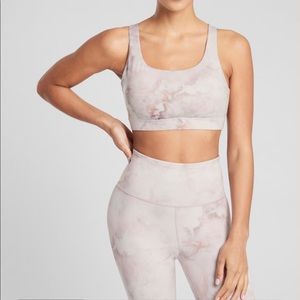 NWT Athleta Exhale Printed Bra (A-C cup)